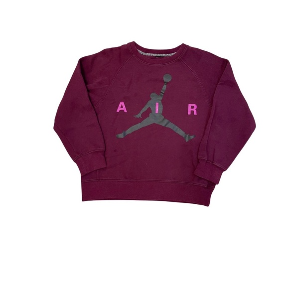 Girl’s Medium Jordan Crewneck Sweatshirt - Picture 1 of 2